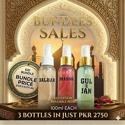 3 Luxury Perfumes (100ml) for PKR 2750!